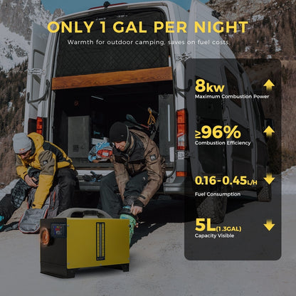 Sunster A2013ST Diesel Heater 8KW 12/24V, All in One Classic Version