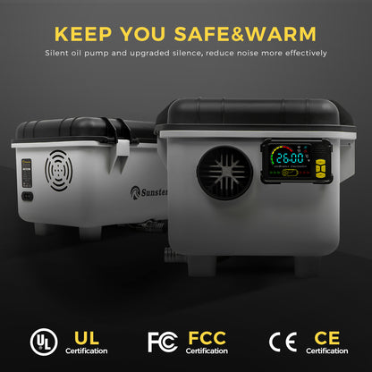 Sunster TB30 Diesel Heater 8KW 12/24V 110-240V, ToolBox Bluetooth Version