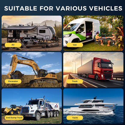 Sunster S-AX1 RV Air Conditioner 12V/24V Efficient Cooling