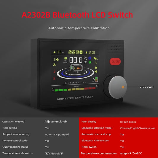 S-A2302B LCD Switch Bluetooth Remote Control 12/24V