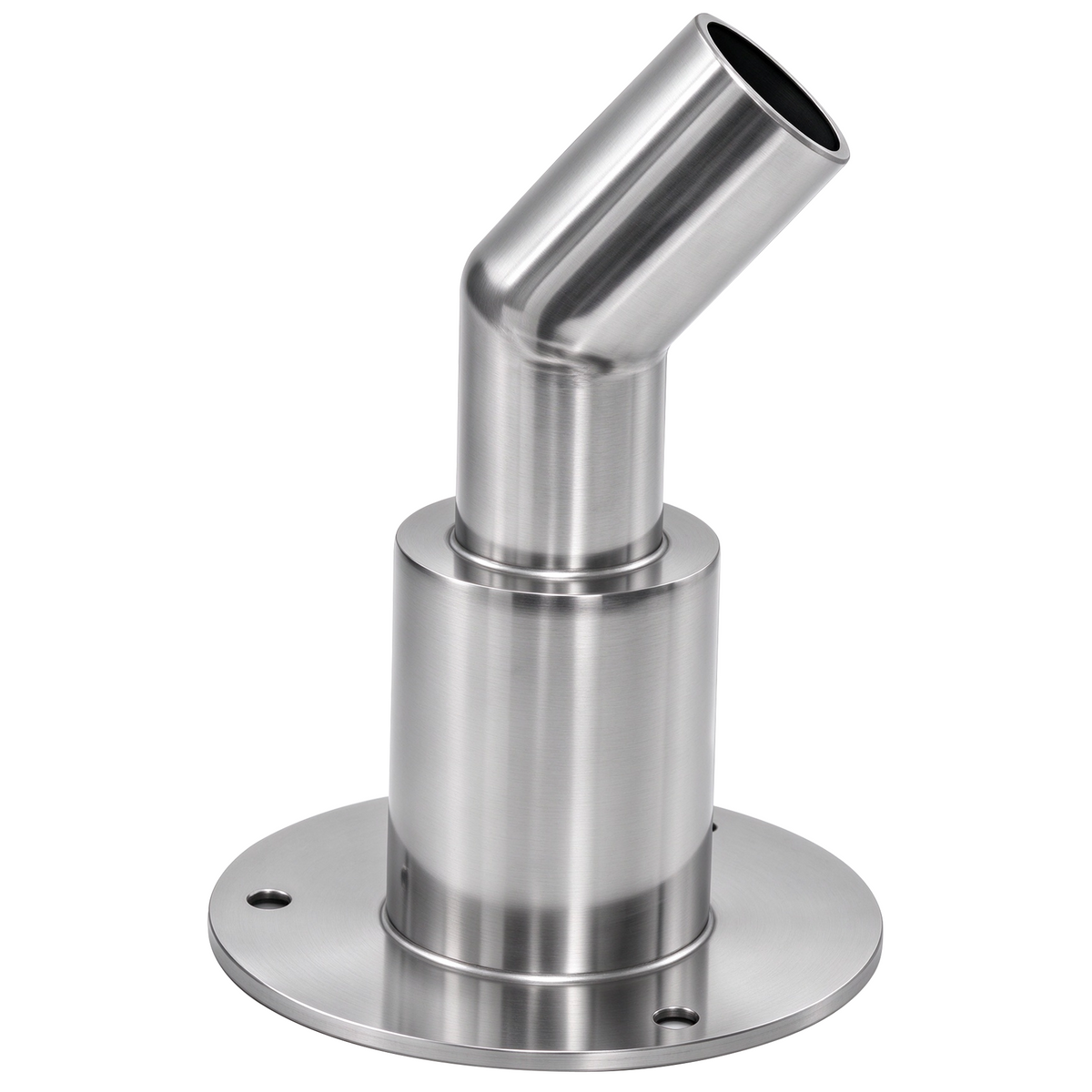 RP13 Stainless Steel 316 Thru Hull Exhaust Skin , Fitting 24mm/9.44inch Tube Pipe Socket Hardware, for Diesel Parking Heaters Exhaust System (Bend Thru Hull Exhaust Skin 24mm)