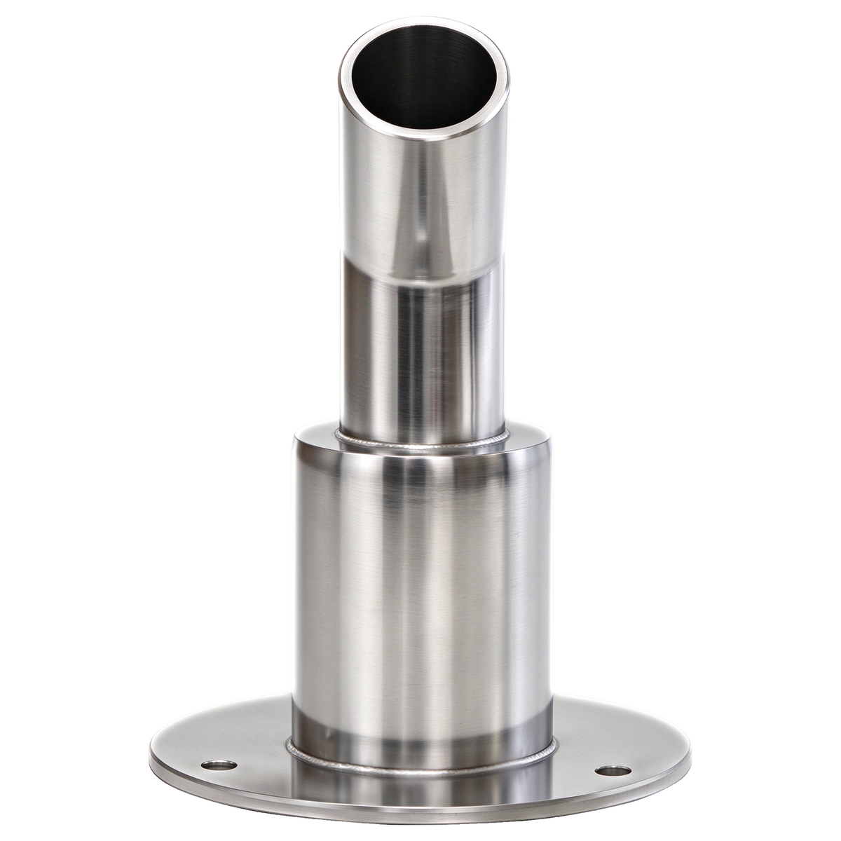 RP13 Stainless Steel 316 Thru Hull Exhaust Skin , Fitting 24mm/9.44inch Tube Pipe Socket Hardware, for Diesel Parking Heaters Exhaust System (Bend Thru Hull Exhaust Skin 24mm)