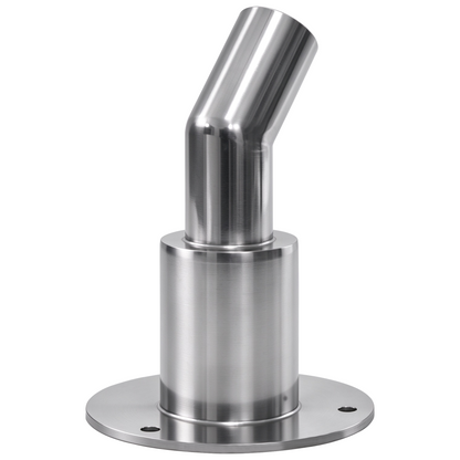 RP13 Stainless Steel 316 Thru Hull Exhaust Skin , Fitting 24mm/9.44inch Tube Pipe Socket Hardware, for Diesel Parking Heaters Exhaust System (Bend Thru Hull Exhaust Skin 24mm)