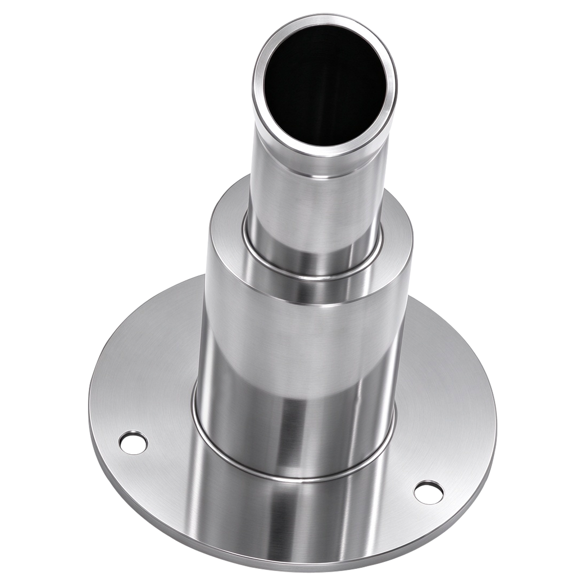 RP13 Stainless Steel 316 Thru Hull Exhaust Skin , Fitting 24mm/9.44inch Tube Pipe Socket Hardware, for Diesel Parking Heaters Exhaust System (Bend Thru Hull Exhaust Skin 24mm)