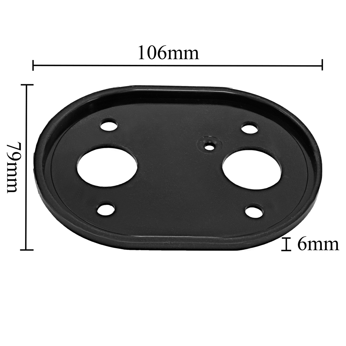 5x Heater Gaskets Base Rubber Pad Air Diesel Parking Heater Mounting Pad For Eberspacher Airtronic D2 D4 for Webasto Air Top 2000