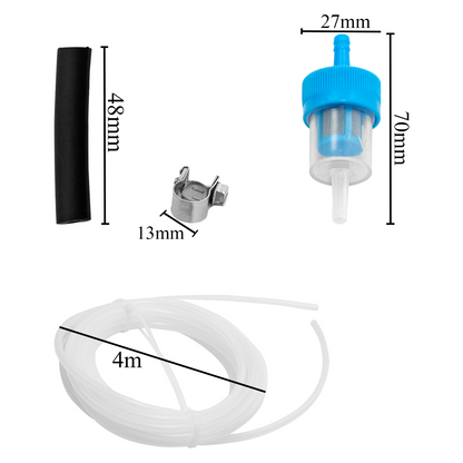 HKI Complete Fuel Line Hose Kit with Fuel Filter For Diesel Heater Webasto