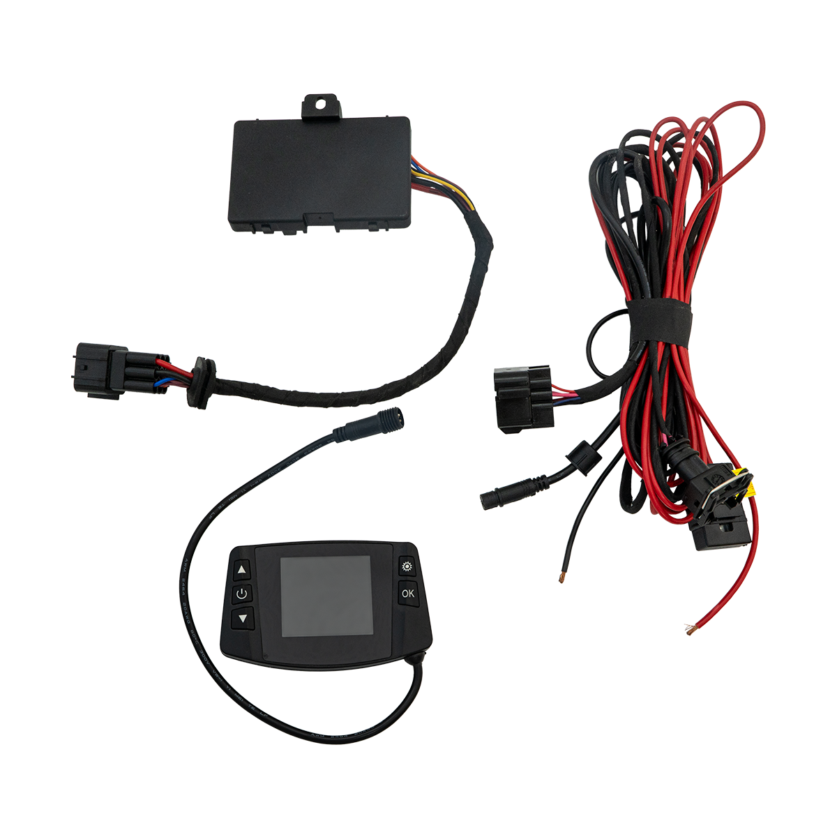 A2173-CTL04 LCD Display Car Air Diesel Heater Control Board Switch & Wiring Harness 12V And 24V Diesel Applications For Car, Trucks, VAN
