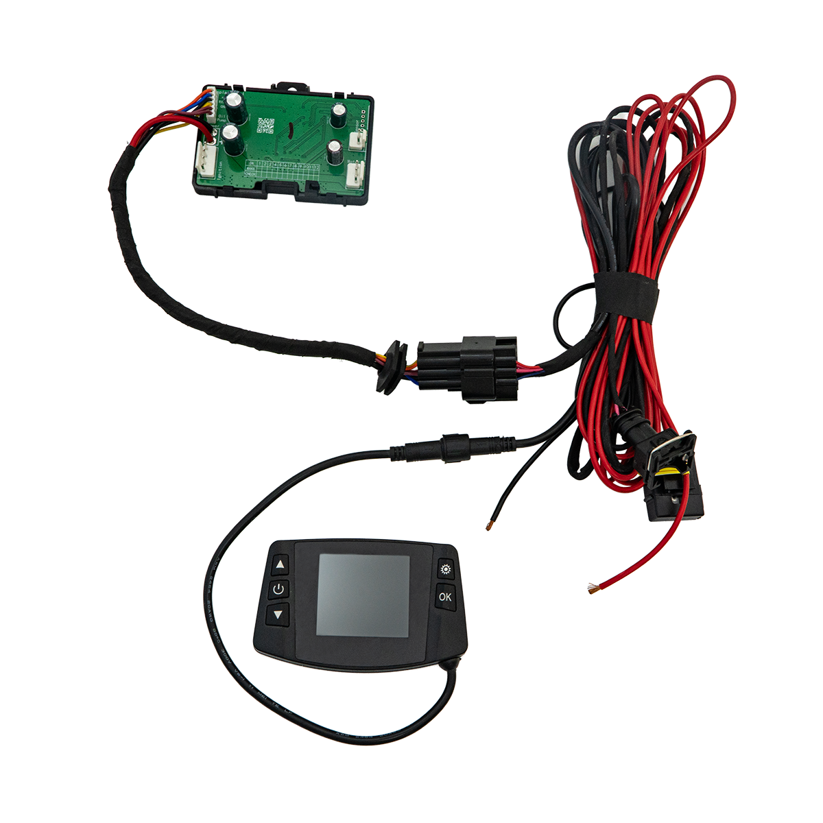 A2173-CTL04 LCD Display Car Air Diesel Heater Control Board Switch & Wiring Harness 12V And 24V Diesel Applications For Car, Trucks, VAN