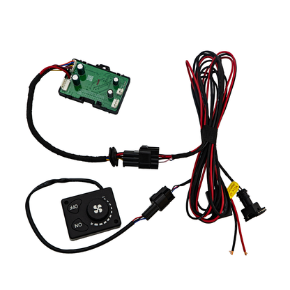 A2015-CTL08 12V/24V Car Parking Heater Controller, Climate Control Panel Knob Switch for Car Truck Diesel Heater