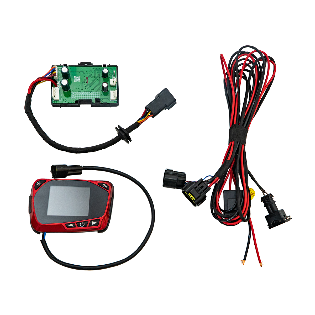 A2018R-CTL12 LCD Display Car Air Diesel Heater Control Board Switch & Wiring Harness 12V And 24V Diesel Applications For Car, Trucks, VAN