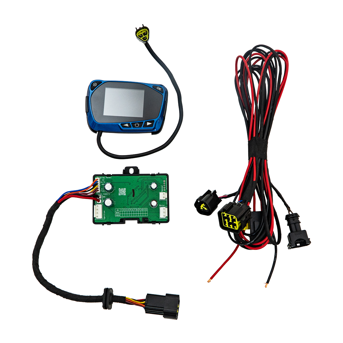 A2018-CTL16 LCD Display Car Air Diesel Heater Control Board Switch & Wiring Harness 12V And 24V Diesel Applications For Car, Trucks, VAN