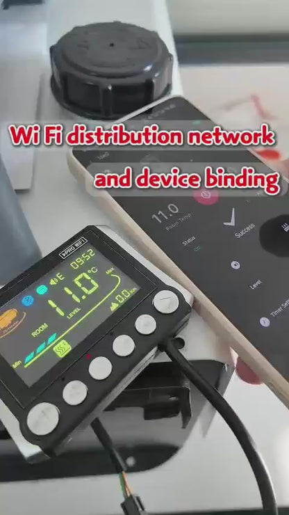 Sunster A2013ST Diesel Heater 8KW 12/24V 110-240V, Plus A2409PW Switch All in One WIFI Bluetooth Version